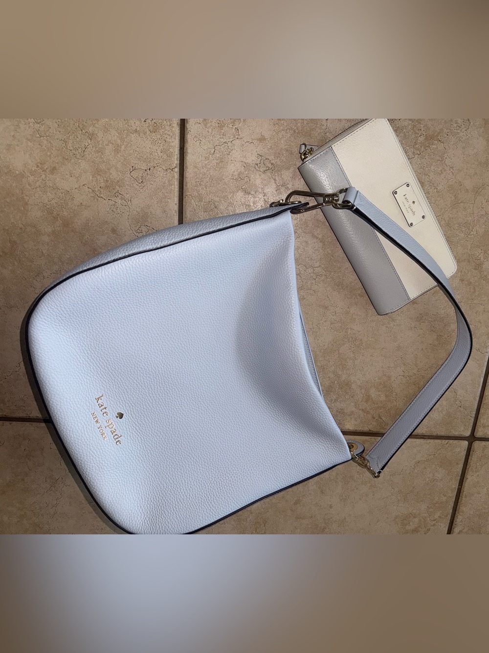 Kate Spade Hobo Bag + Wallet Set